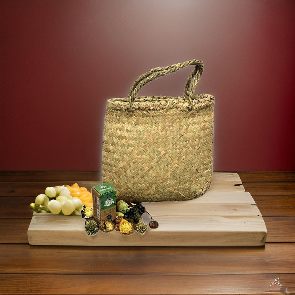 Flax/Seagrass Kete Bag 45x70cm