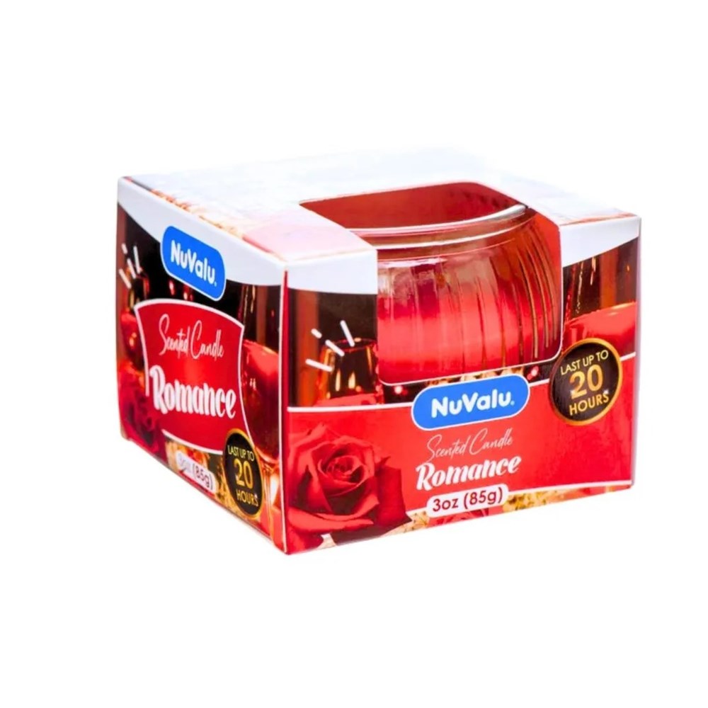 NUVALU - Glass Jar Candle Romance