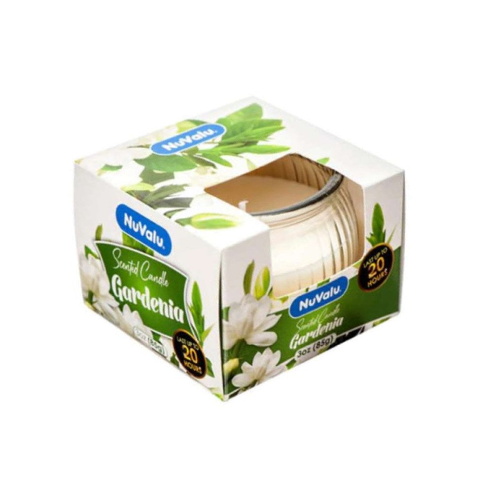 NUVALU - Glass Jar Candle Gardenia