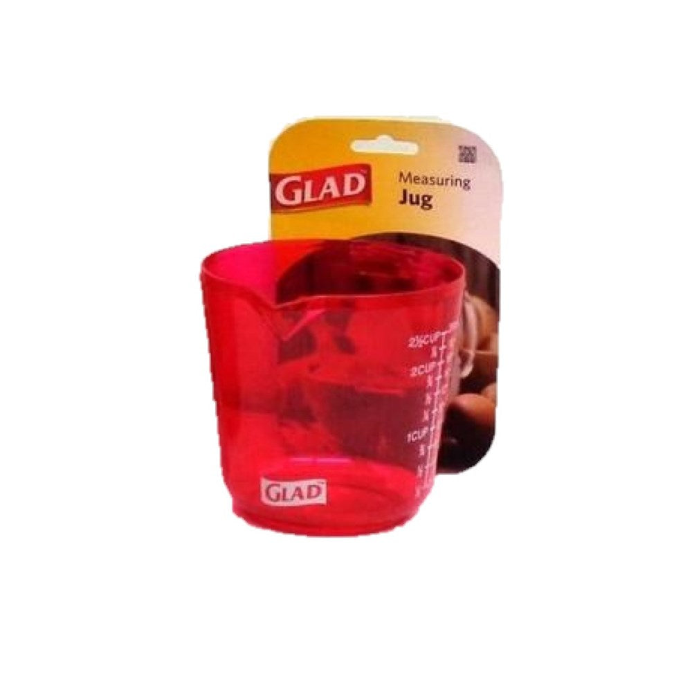 GLAD MEASURING JUG, RED (Product of USA)
