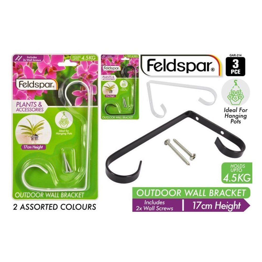 Outdoor wall Bracket for hanging planters