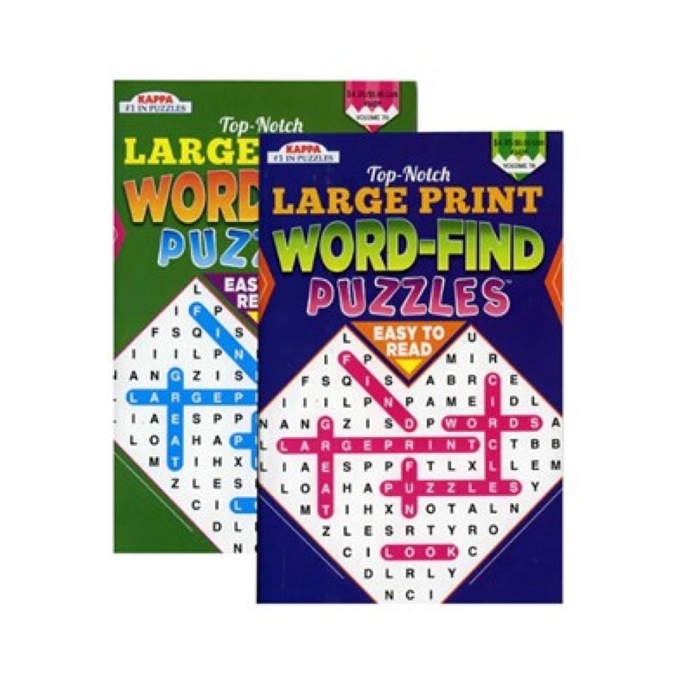 BAZIC KAPPA Top Notch Word Finds - Digest Size (Product of USA)