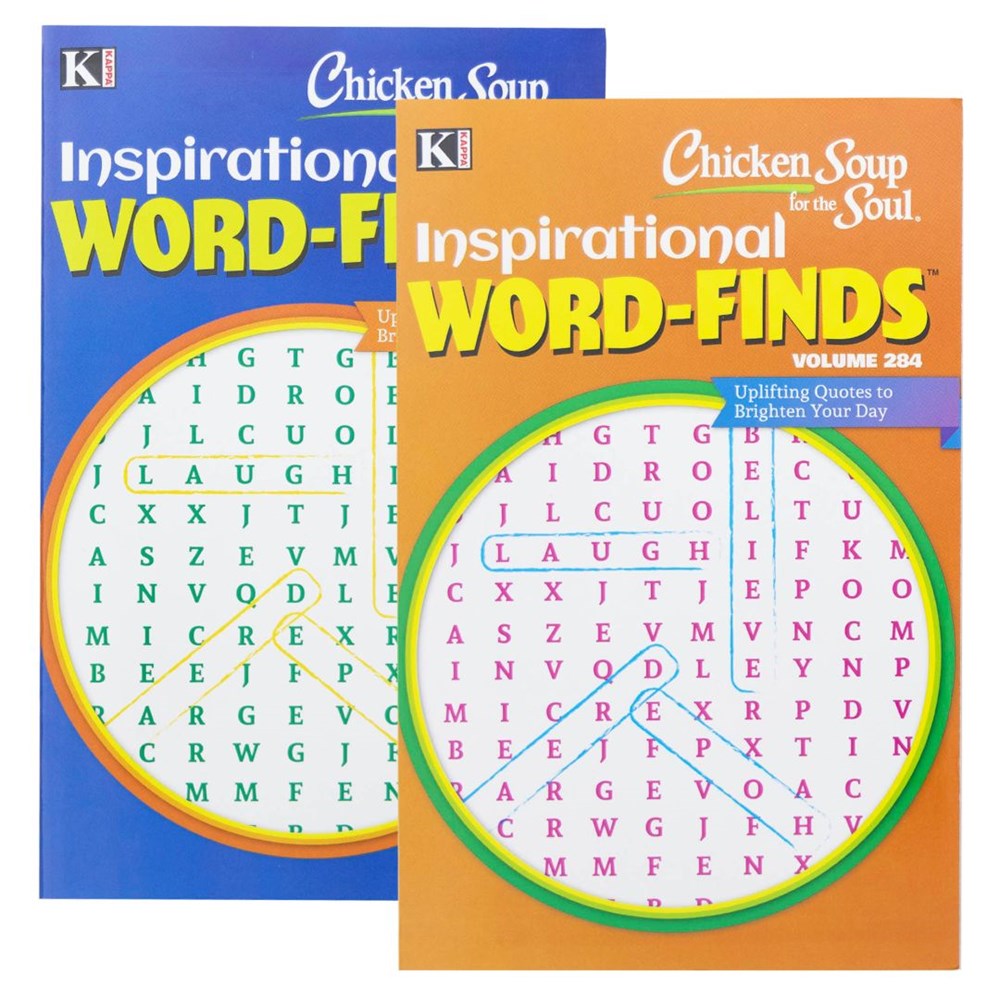 BAZIC KAPPA Chicken Soup For The Soul Word Finds Puzzle Book - Digest Size (Product of USA)