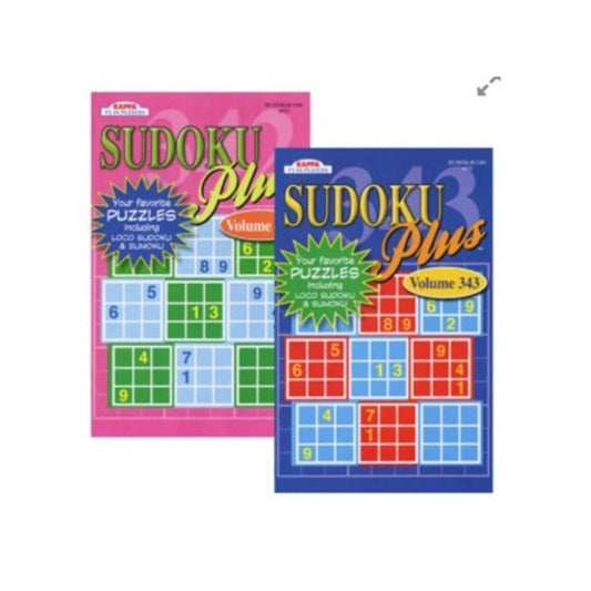 BAZIC KAPPA Sudoku Puzzles Book - Digest Size (Product of  USA)