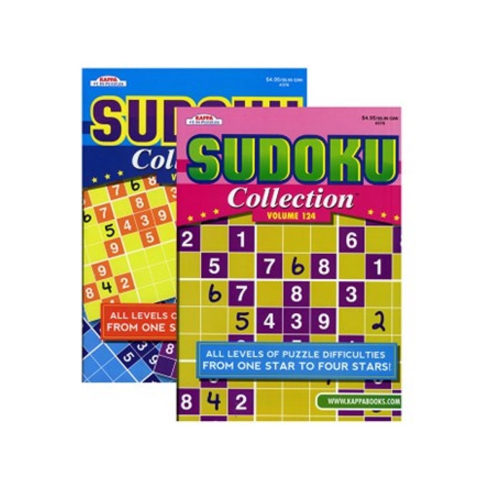 BAZIC KAPPA Sudoku Collection Puzzle Book (Product of USA)