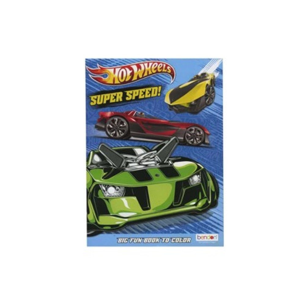 BAZIC HOT WHEELS Coloring Book (Product Of USA)