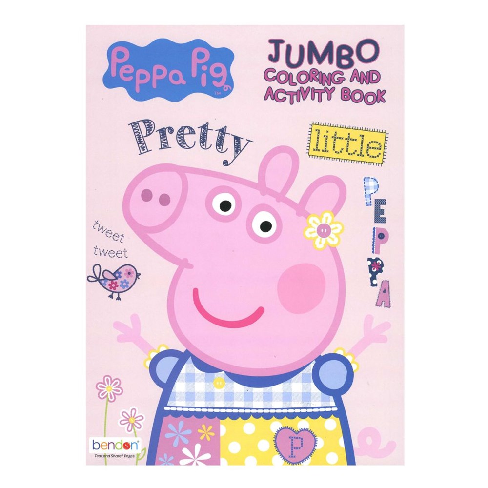 BAZIC PEPPA PIG Coloring Book (Product of USA)