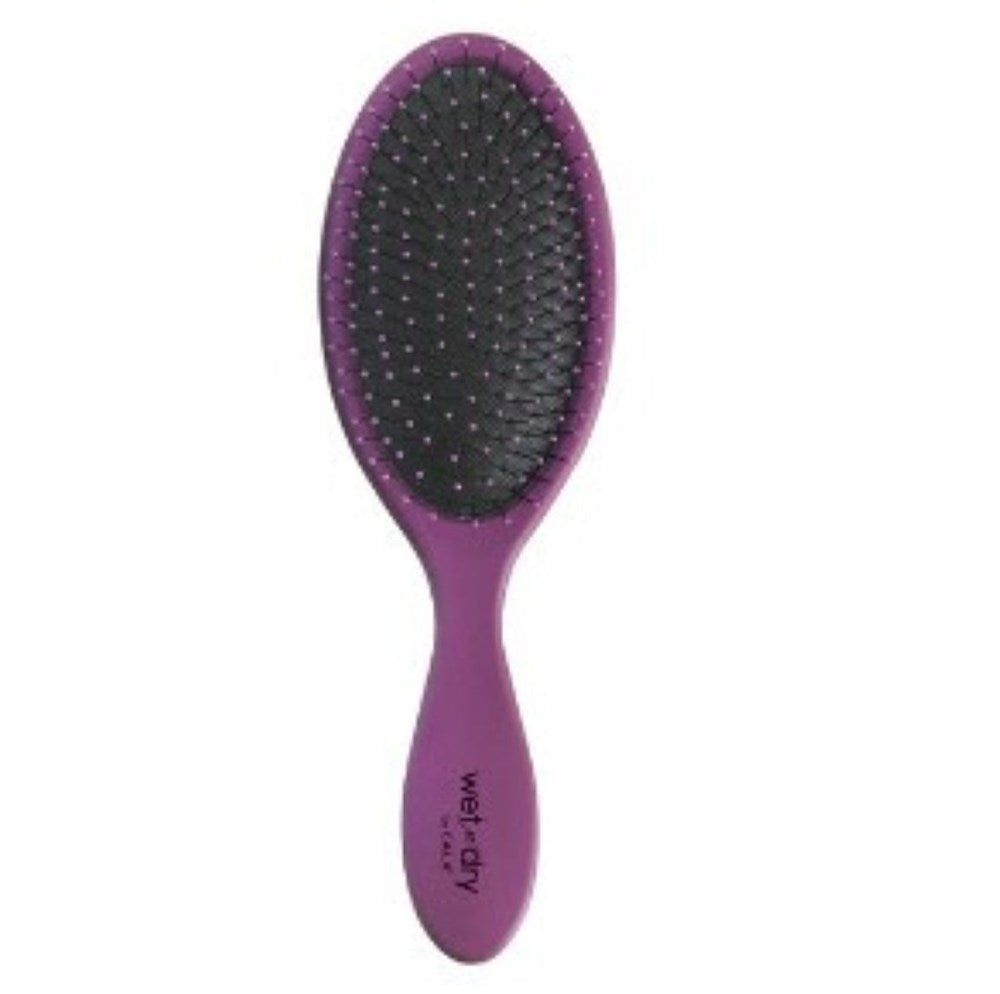 CALA WET-N-DRY HAIR BRUSH-PURPLE (Product Of USA)