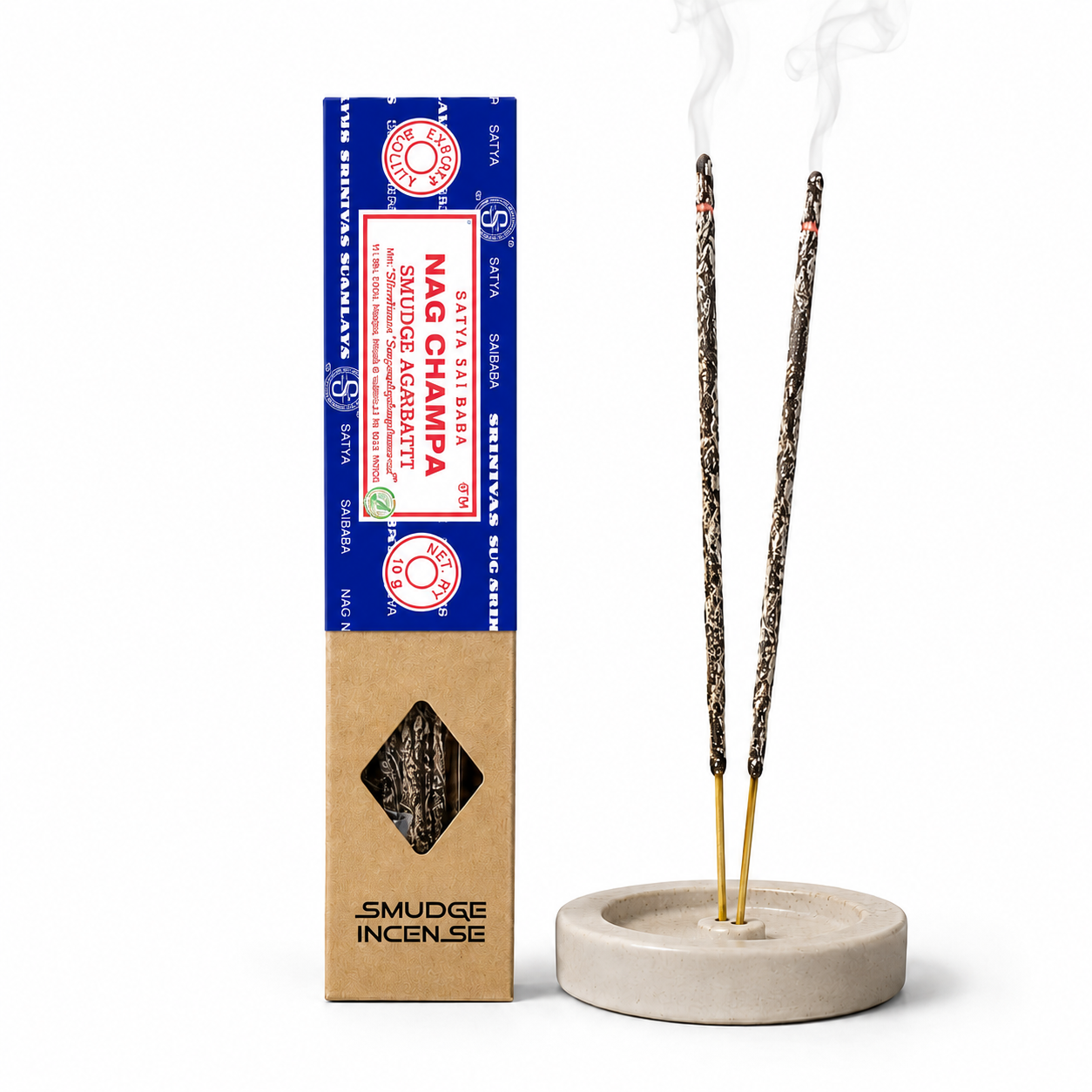 Satya Perfumed Smudge Incense - Nag Champa 25gm