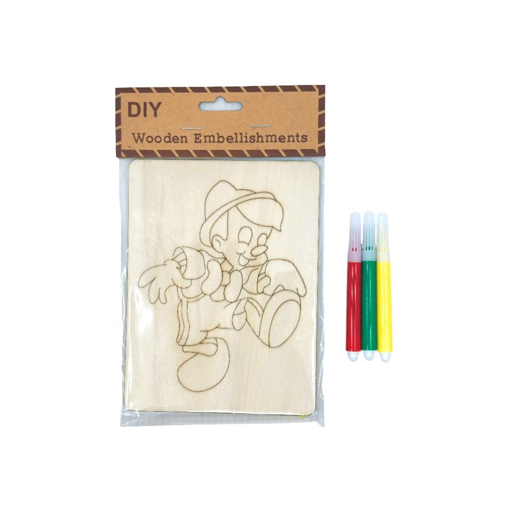 DIY Mini Wood Craft Board - Boy