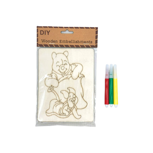 DIY Mini Wood Craft Board - Papa Bear