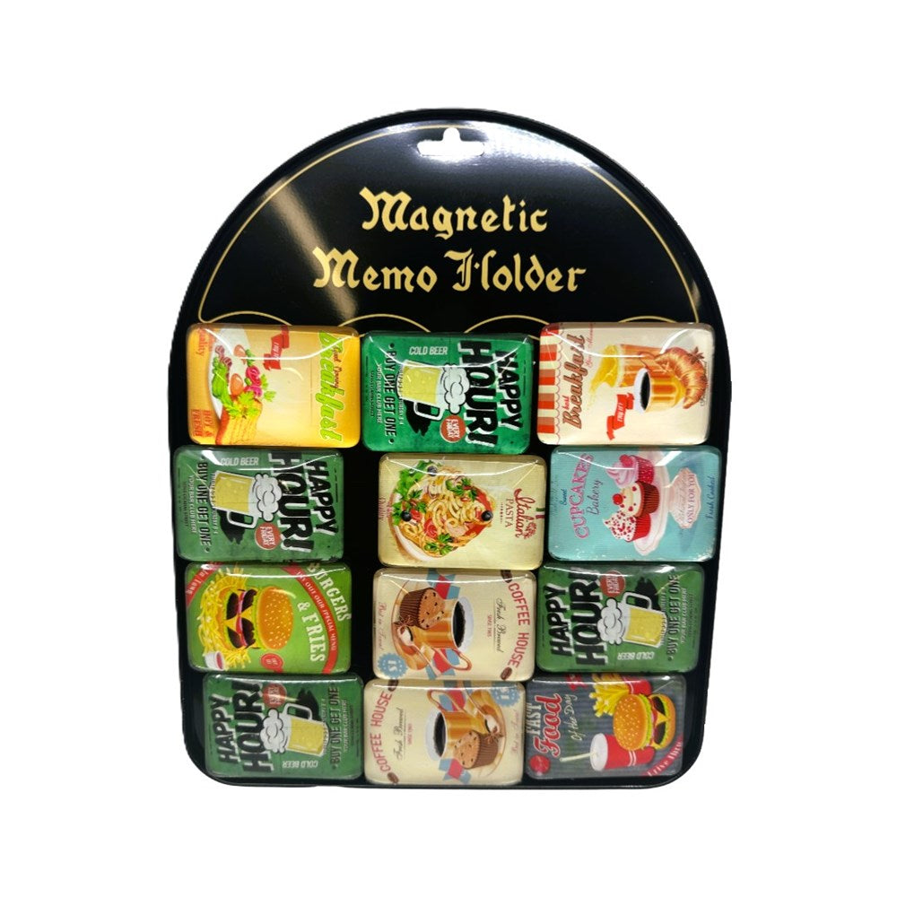 3D/Glass Fridge Magnet - Food