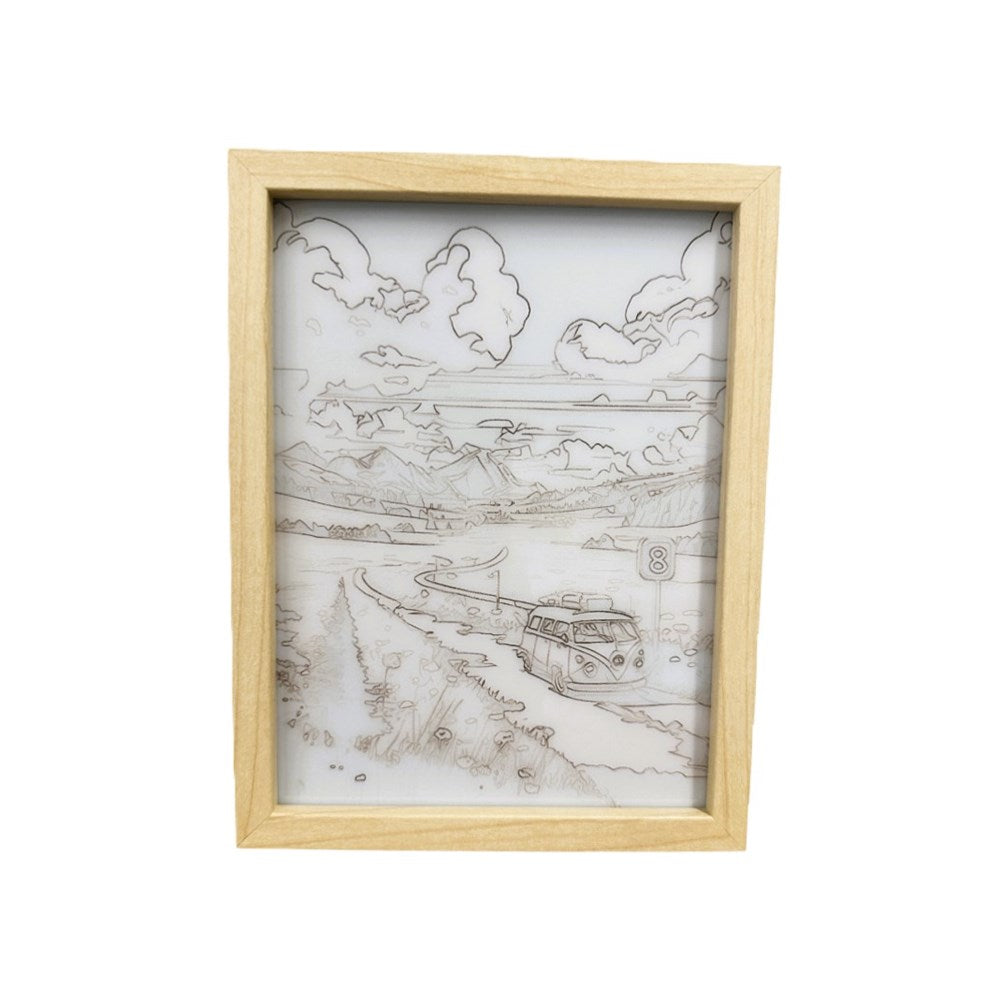 LED Desktop Light up Frame - VW