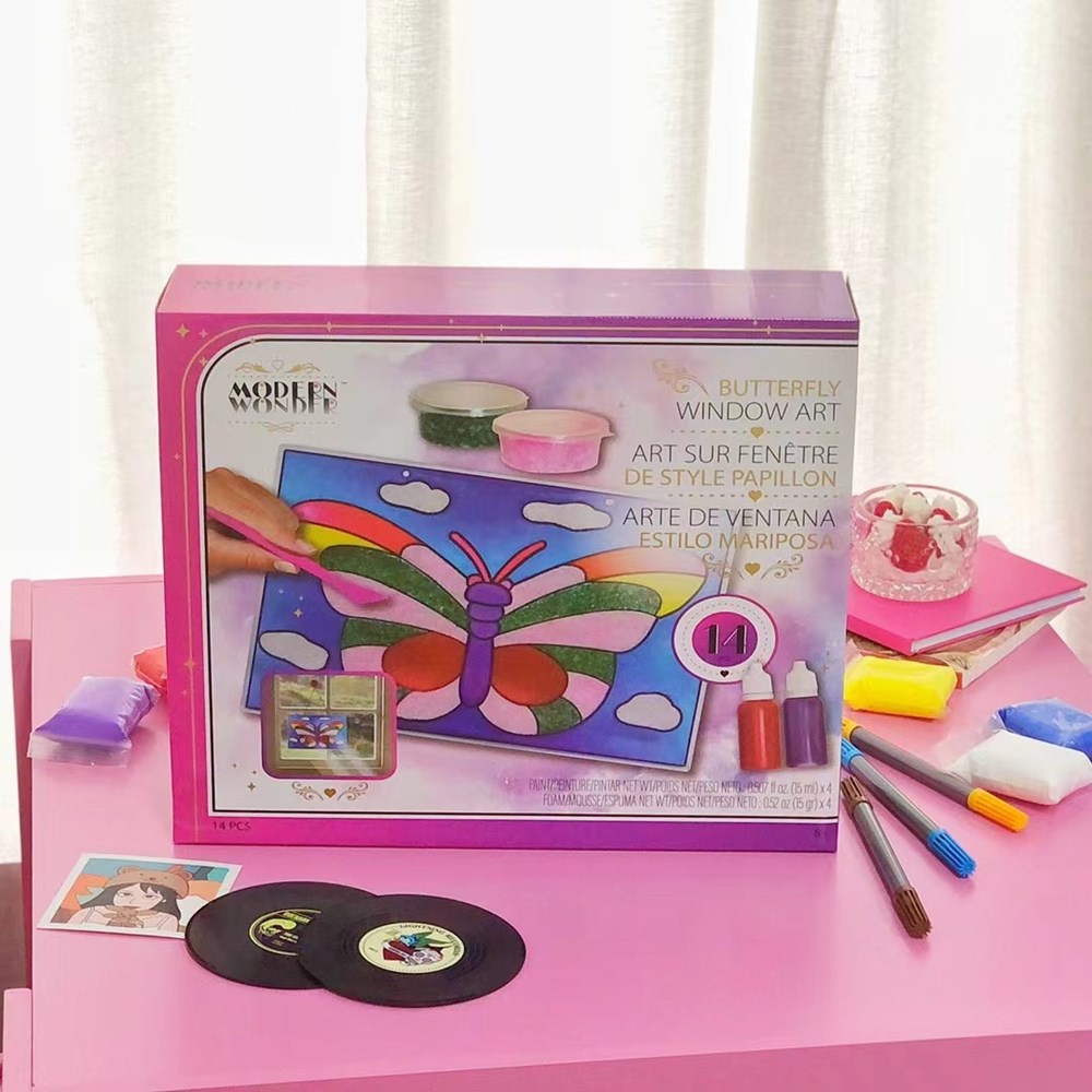 DIY Window Art Butterfly Hanging (216)