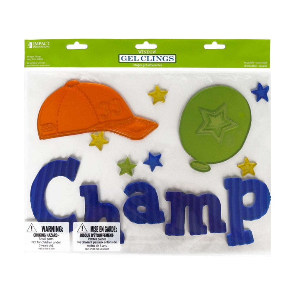 Window Gel Clings - Champ (232)