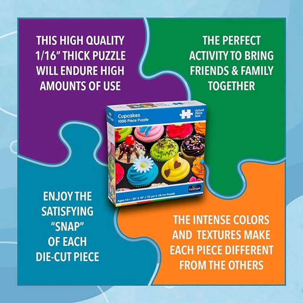 Puzzle 1000 Pcs Cupcakes (304)