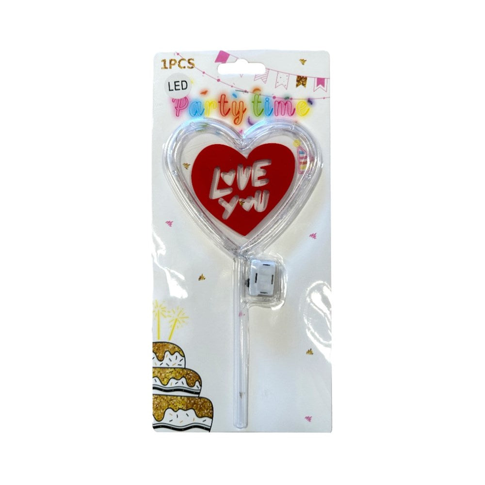LED Cake Topper - Love