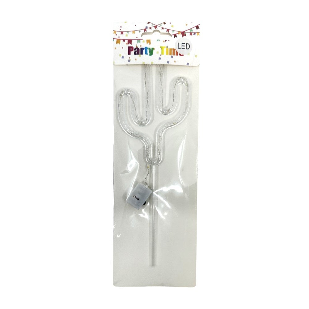 LED Cake Topper - Flashing Cactus