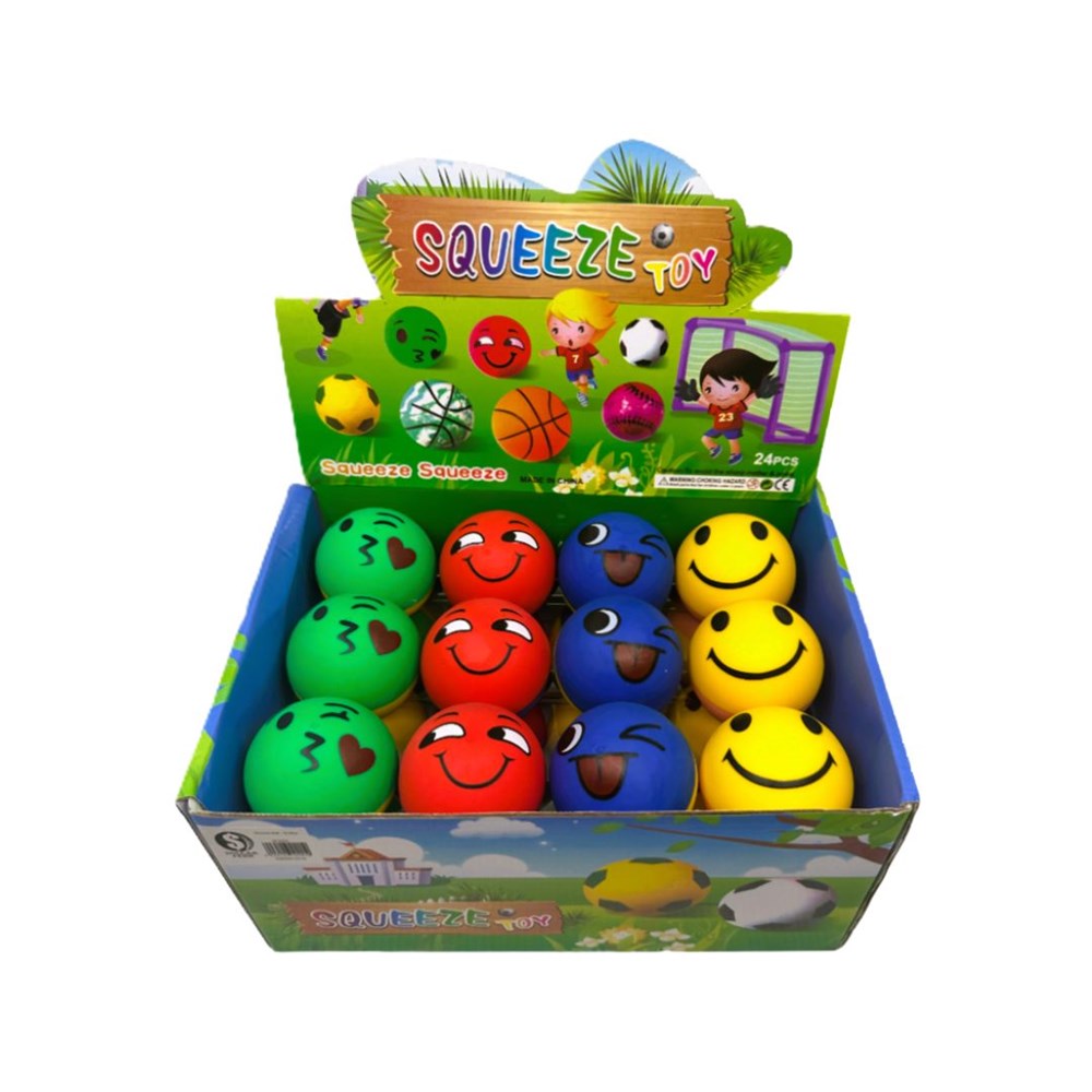 Mini rubber Ball - Smiley