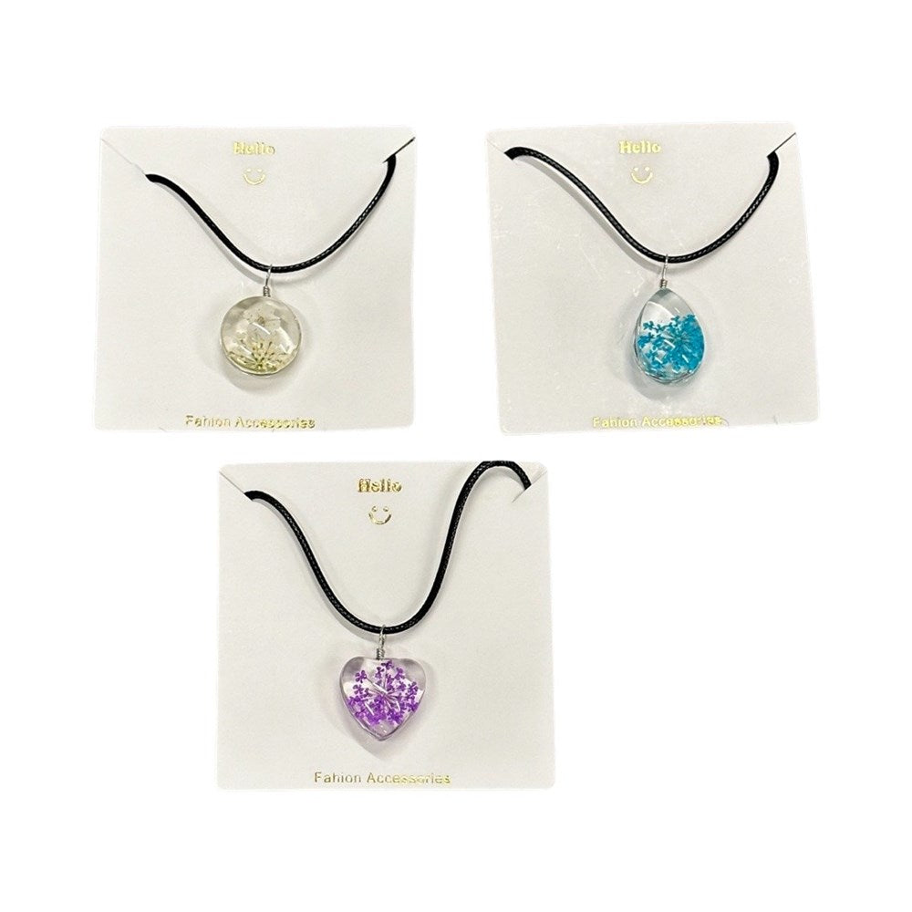 Resin Pendant Necklace