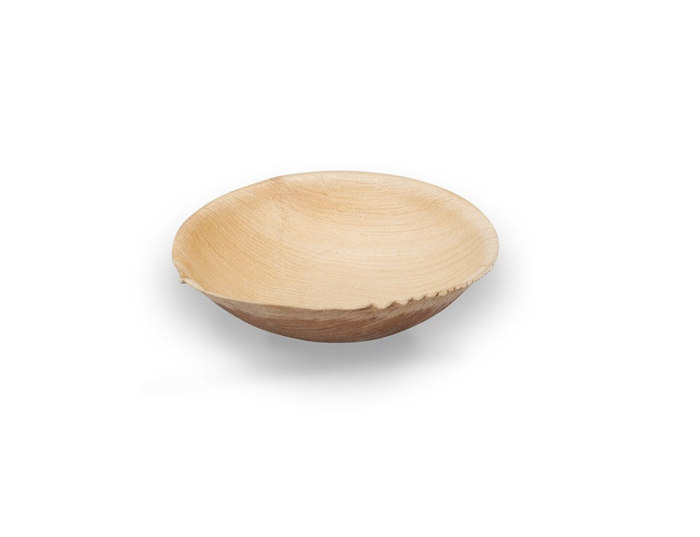 Palm Leaf Round Dipping Bowl 10pc/pk - 9cm