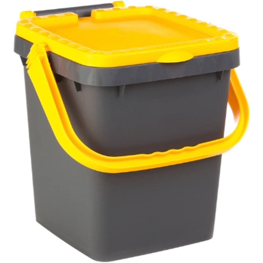 ECOPLUS ITALIAN DUST BIN 20L YELLOW