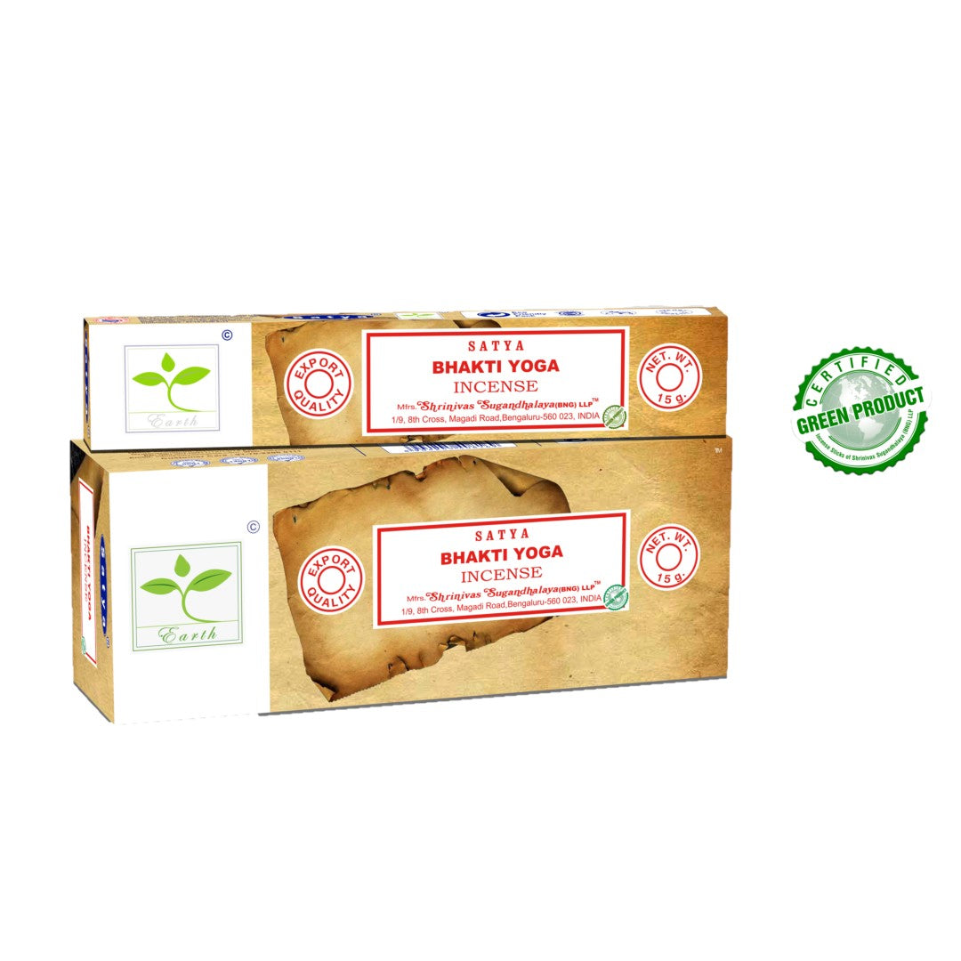Satya Earth Series Bhakti Yoga Incense Sticks 15g – Pack of 6