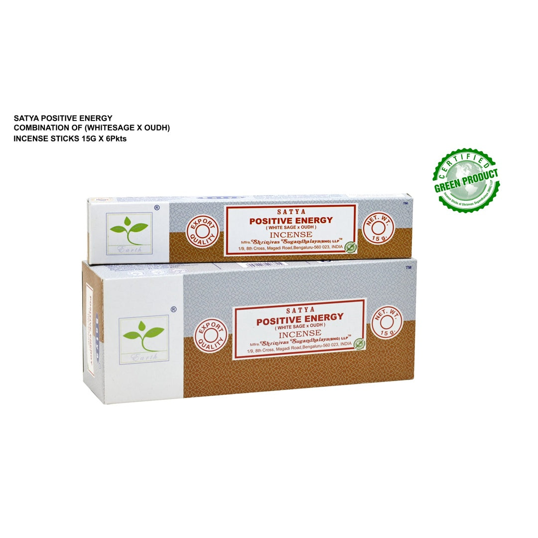 Satya Earth Combination Series Positive Energy Incense Sticks 15g