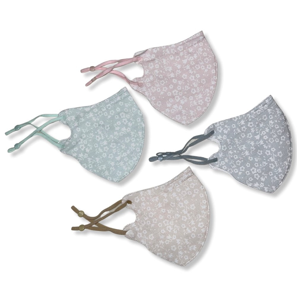 Fabric Cotton Mask 3 Layered - Coloured