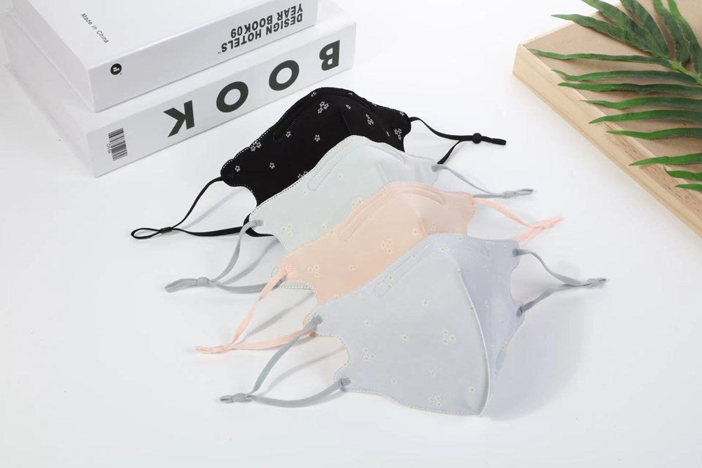 Fabric Cotton Mask 3 Layered - Coloured