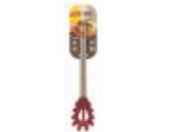 GLAD SPAGHETTI SERVER W/ STAINLESS STEEL HANDLE, RED (Product of USA)