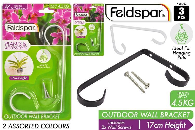 Outdoor wall Bracket for hanging planters