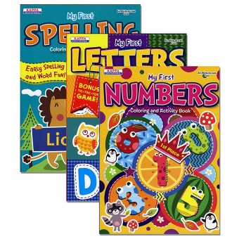 BAZIC KAPPA Asst. My First Series Activity Book (Product of USA)