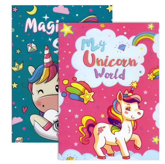 BAZIC My Unicorn World Coloring Book (Product of USA)