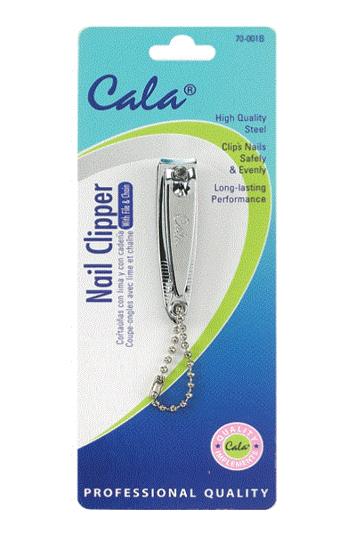CALA NAIL CLIPPER W-FILE & CHAIN (Product of USA)