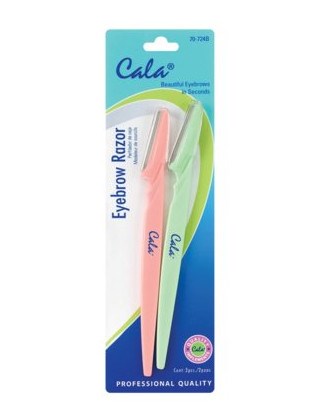 CALA EYEBROW RAZOR 2PC/PK (Product of USA)
