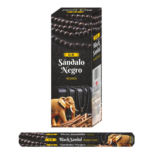 Incense Hexa - Black Sandal (20Sticks)