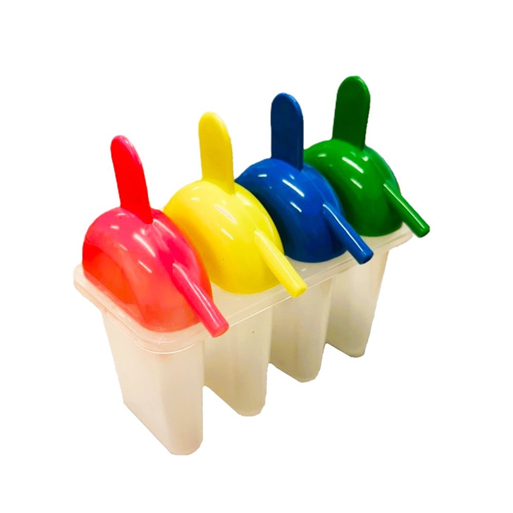 4 Popsicle Maker with Sip Straw