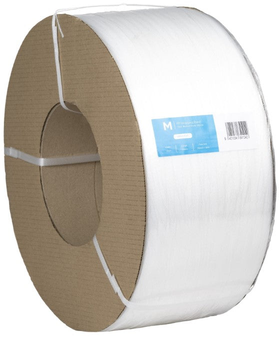 PP Machine Strapping Band - Clear, 12mm x 3000m x 0.65mm, 120kgf (1)