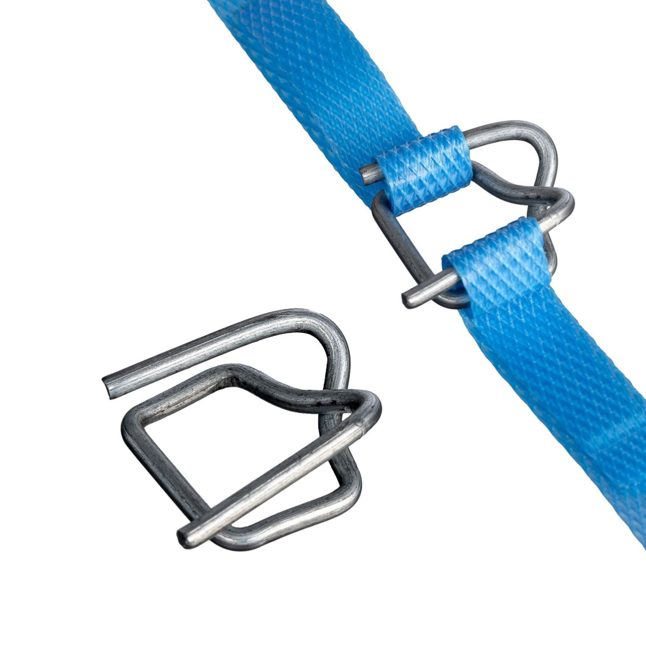 Wire Buckles Light Duty - Silver, 12mm, 2.5 Gauge (2000)