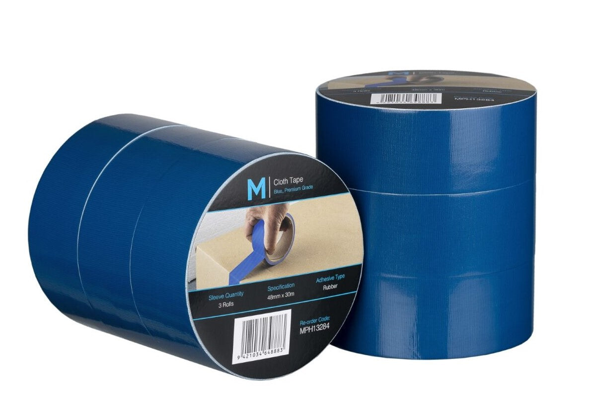 Premium Cloth Tape - Blue, 48mm x 30m x 250mu (36)