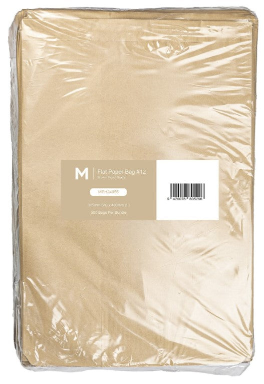 Paper Bag #12 - Brown, 305mm x 460mm, 50gsm (500)