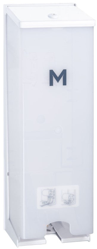 Vertical Toilet Roll Dispenser - White, 3 Roll Capacity (1)