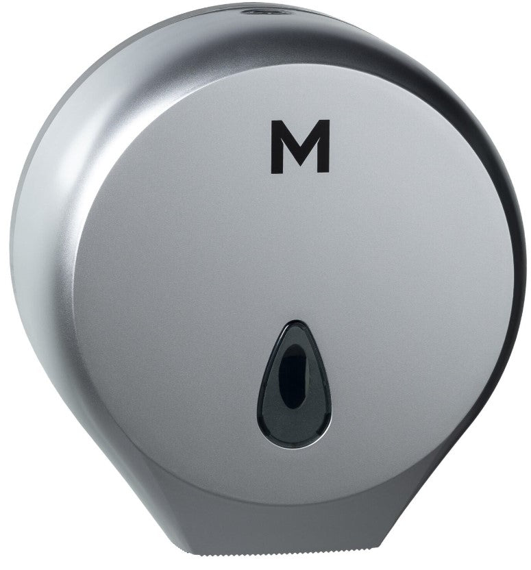 Single Jumbo Roll Dispenser - Silver, 1 Roll Capacity (1)