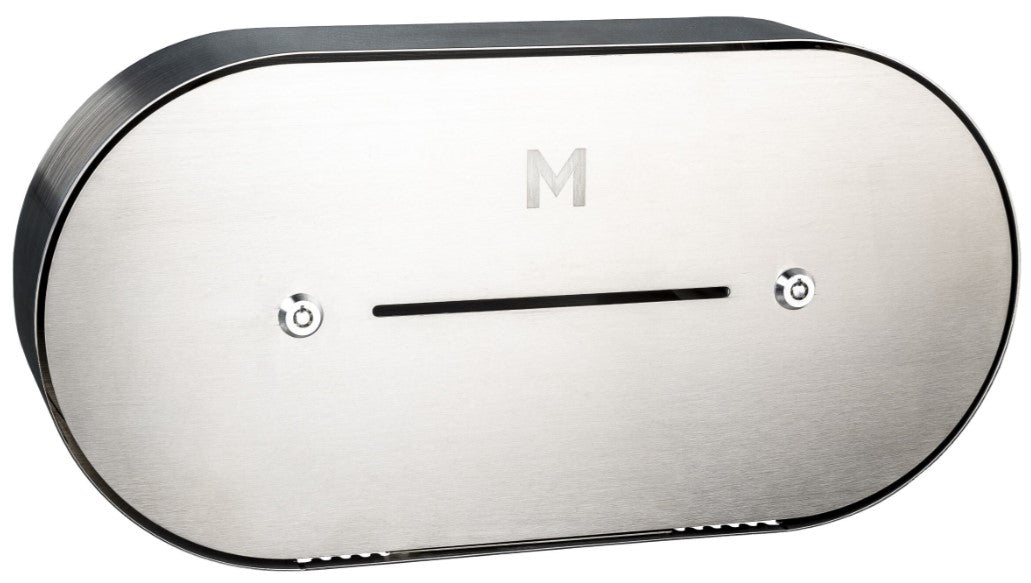 Stainless Double Jumbo Roll Dispenser - Silver, 2 Roll Capacity (1)