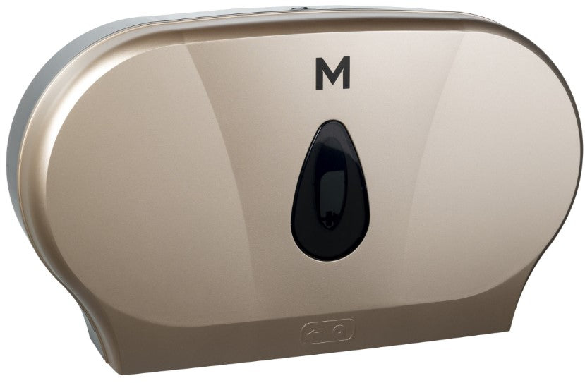 Double Jumbo Roll Dispenser - Gold, 2 Roll Capacity (1)