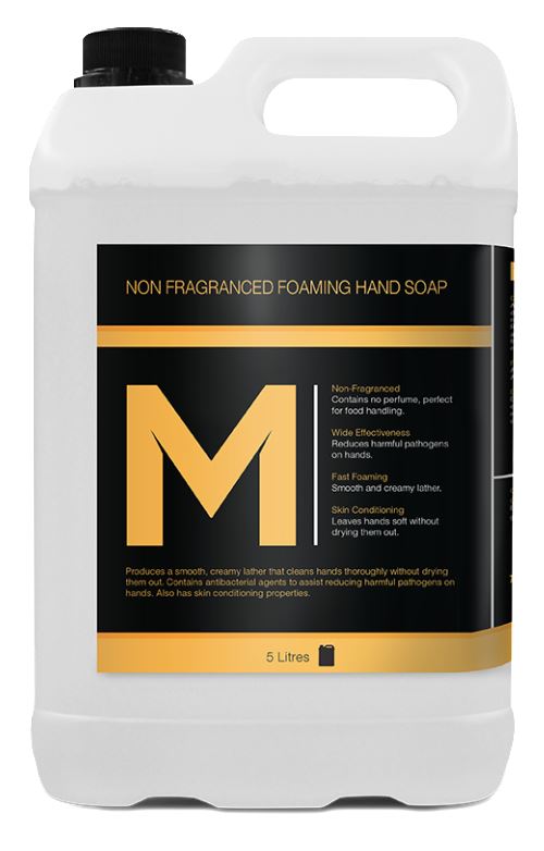 Non Fragranced Foaming Hand Soap - Clear, 5L Refill Bottle (2)