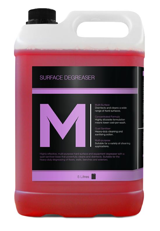 Heavy Duty Surface Degreaser - Red, 5L Refill Bottle (2)