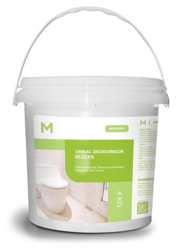 Urinal Deodorisor Blocks - White, 4.0kg Pail (2)