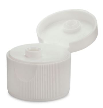 Household Flip Top Cap - White, 28/410 Neck (64)